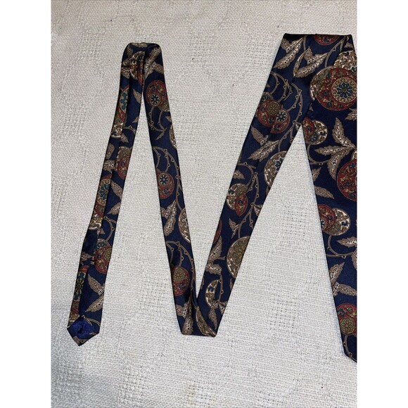 Liberty Of London Men’s Dress Tie Size 56” 3.75” Black Floral Business Formal - Picture 6 of 12